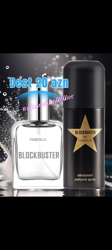fatime etri: Blockbuster 35 ml Kişi Ətri Blockbuster 100 ml Dezedorant Toplamda