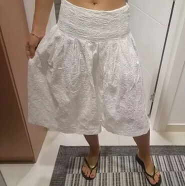 Suknje: S (EU 36), Midi, bоја - Bela — 11