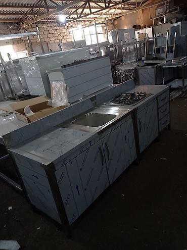 Paslanmaz mətbəx avadanlıqları – sənaye tipli iş stansiyası - at lalafo.az Paslanmaz mətbəx avadanlıqları – sənaye tipli iş stansiyası -