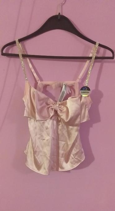 stradivarius s: Satenska ženska slip majica/top za spavanje (SleepTop). - Boja — 1