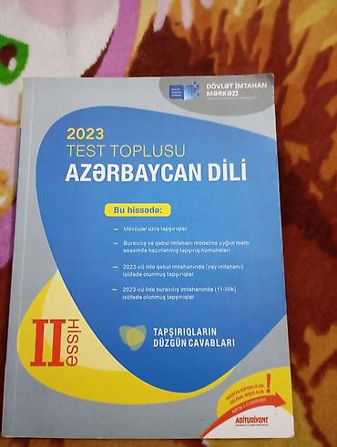 Testlər: İngilis dili Testlər 11-ci sinif, DİM, 2-ci hissə, 2023 il — 5