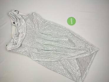 srebrne: Lavish Alice, Sukienka damska, rozmiar 5XL — 2