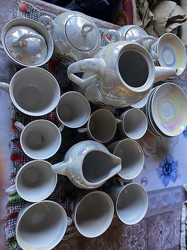 çay servis: Çay dəsti, rəng - Ağ, Farfor, 12 nəfərlik — 2