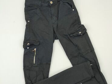 bluzki z wiązaniem z tyłu: Spodnie Cargo Damskie, S, stan - Dobry