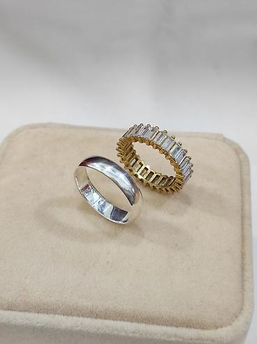 Серебряные кольца: Серебряные парные кольца Серебро напыление жёлтое золото 925 пробы at lalafo.kg — 4 Серебряные кольца: Серебряные парные кольца Серебро напыление жёлтое золото 925 пробы — 4