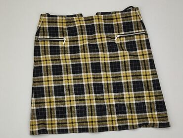 spódnice w kratę z zakładkami: Skirt, 2XL (EU 44), condition - Very good