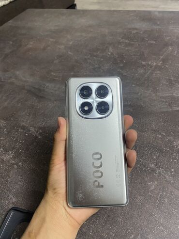 Poco: Poco X7, Б/у, 256 ГБ, цвет - Серебристый, 2 SIM, eSIM — 8