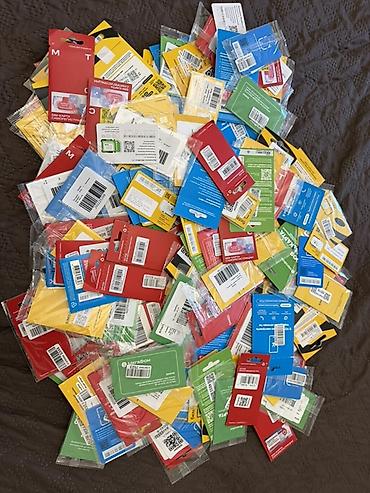 simden internet paketi: Toplu mobil operator SIM kartları Məhsul təsviri: - Çoxsaylı mobil — 3