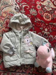 Верхняя одежда: Куртка единорог зимняя 1000 почти новая Куртка-ветровка — 1