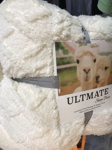 Одеяла и пледы: Плед, Новый, Все сезоны, Двусторонний, Плюшевый — 6