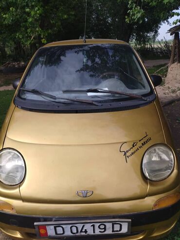 мотоцикл java: Daewoo Matiz: 1998 г., Хетчбек