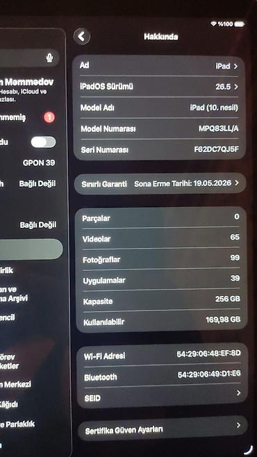 ipad baku: I pad 10 cu nesil qiymetle bagli razilasmaq olar hersey islekdir ela — 2