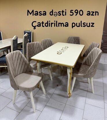 Çarpayılar: Qonaq otağı üçün, Yeni, 6 stul