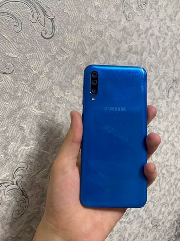 samsung galaxy j 6: Samsung Galaxy A50, 128 GB, rəng - Göy, Qırıq, Sensor, Barmaq izi