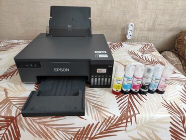 принтер эпсон 805: Продаю принтер epson l8058, ecotank. В отличном состоянии. Краски