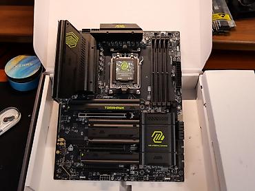 Комплектующие для ПК: Материнская плата для ПК, Б/у, MSI, AM5, ATX — 2
