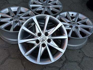 17 5: Литые Диски R 17 Toyota, Комплект, отверстий - 5, Б/у — 1