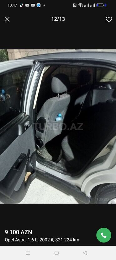 Opel: Opel Astra: 1.6 l | 2002 il 321224 km Sedan — 7