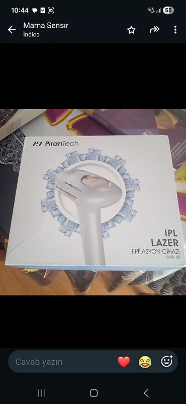 darsonval aparatı: Lazer epilyatoru, Yeni — 1