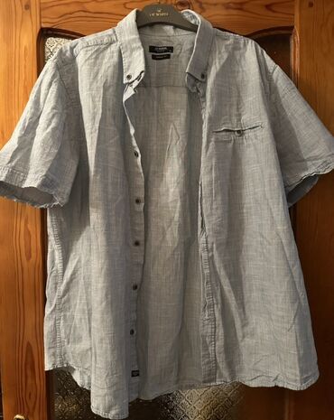 yaz koynekleri: Мужская рубашка, Lc Waikiki, 2XL (EU 44), цвет - Голубой
