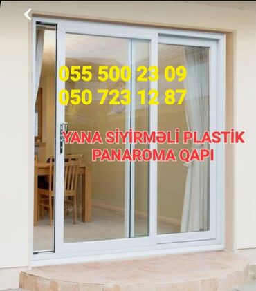 Butkalar, köşklar: YANA SİYİRMƏLİ PLASTİK. ALÜMİNİUM. ŞÜŞƏ. Qapı ve Pəncərələr — 3