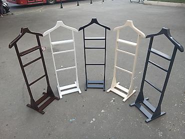 вешалка в прихожую: Taxta paltar asılqanı/Tekbasli - Material: MDF - Forma: ev damı — 3