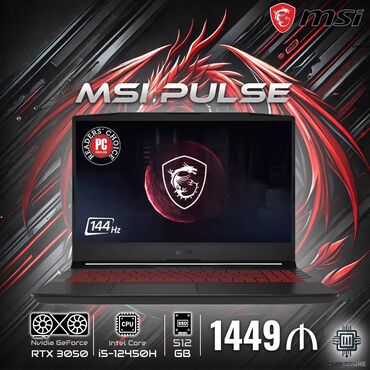 notebook alıram: Yeni MSI, 15.6 ", Intel Core i5, 512 GB, Pulsuz çatdırılma