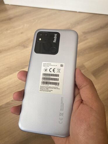 world telecom telefonlar: Redmi 10A, 128 GB, rəng - Boz, Barmaq izi