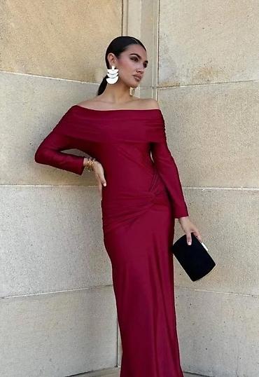 Haljine: Haljine duge sa elastinom. crna,tamno siva,svetlo siva,oker/tamno — 26