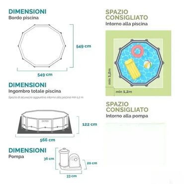 Bazeni i oprema: Bazen okrugli metalni ram 5.49 x 1.22 – PRISM FRAME 055722 Prism Frame — 11