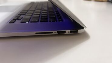 купить макбук эйр бу: Ноутбук, Apple, 16 ГБ ОЭТ, Intel Core i7, 15.4 ", Колдонулган, Жумуш, окуу үчүн, эс тутум SSD