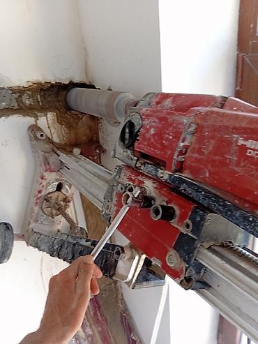 Beton işləri: Beton kəsmə beton deşmə xidməti Karot - HILTI DD 200 / 350 ilə 25 ° — 2