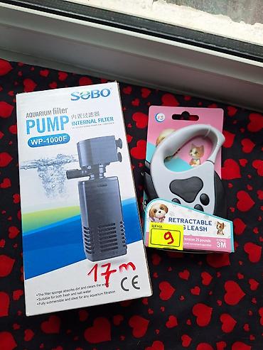 Məhsullar: 1) SOBO Aquarium Filter Pump WP-1000F – daxili akvarium