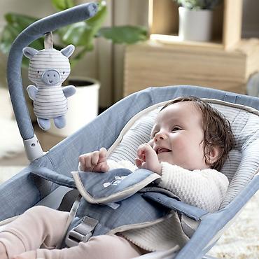 carters srbija: Kids II Ingenuity Ležaljka Happy Belly – Chambray (0–6 m) sa masažerom — 5