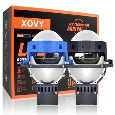 Lampalar: A7 3 inç Bi LED projektör Lens farlar LED araba farı süper parlaq 120w