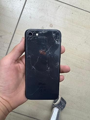 IPhone SE 2020, Б/у, 64 ГБ, Черный, Чехол, 100 %