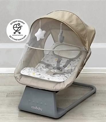 крело: 👶🏻 Электронный шезлонг-качалка Coolbaby 🤍 ✨ Абсолютно новая 🎛️ — 1