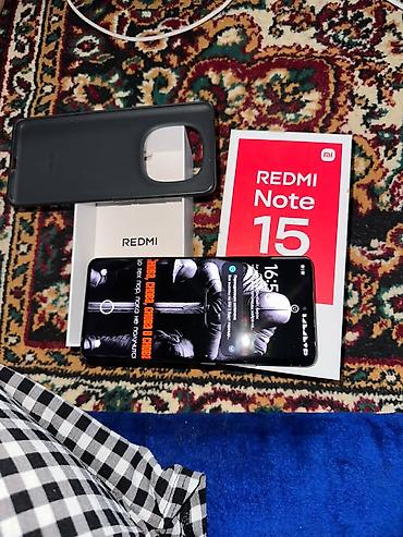 xioami 14: Redmi, Redmi Note 15, Б/у, 256 ГБ, цвет - Черный, 2 SIM — 1