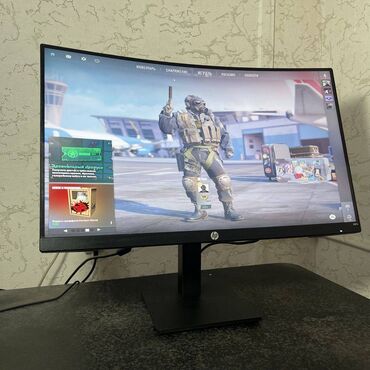 andiroid manitor: HP X27C Oyun Manitoru 27 ekran 165Hz 1Ms. Curved ekran, manitoru saga