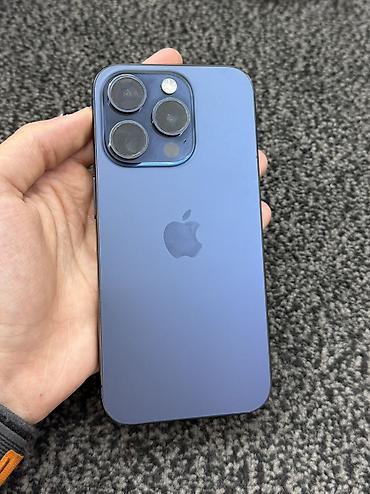 ipad 9 nəsil: IPhone 15 Pro, 128 GB, Blue Titanium, Face ID — 1