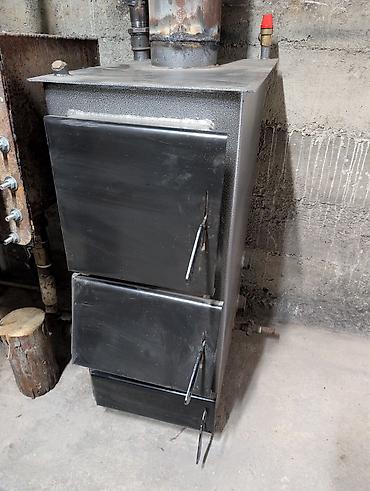 Котлы: Твердотопливный котел/печь длительного горения из стали как новый — 1