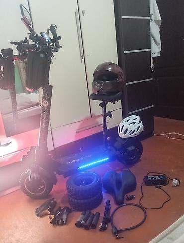 Elektrikli samokatlar: Elektrik skuter – FASTER RS7 - Güclü ön ikili LED proyektor işıqları — 10
