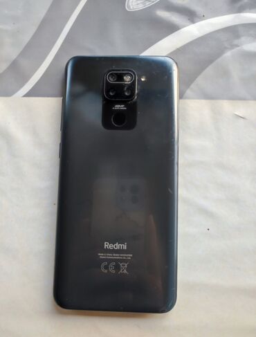 işləmiş xaladenik: Redmi Note 9, 64 GB, rəng - Qara, Barmaq izi