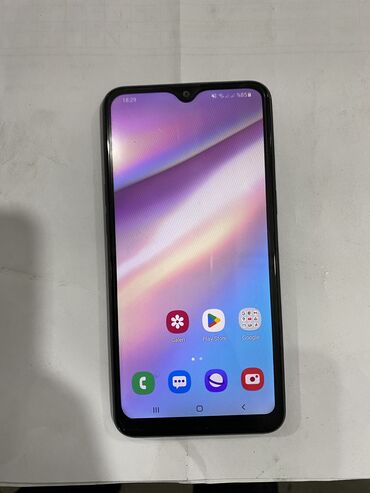 knopkali telefonlar: Samsung Galaxy A10s, rəng - Qara, Barmaq izi, Sensor, İki sim kartlı