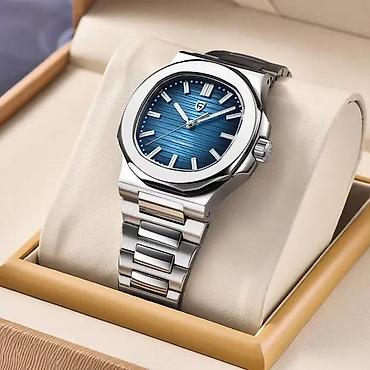 Ručni satovi: PAGANI DESIGN PD-1728- Plava- Patek Philippe Nautilus — 2