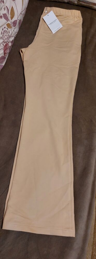 bej qadın kostyumları: Şalvarlar XL (EU 42), rəng - Bej
