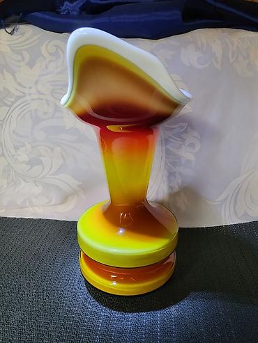Ostali antikviteti: Vaza Dragan Drobnjak,rucni rad iz 70ih.god. Vaza Dragana Drobnjaka — 3
