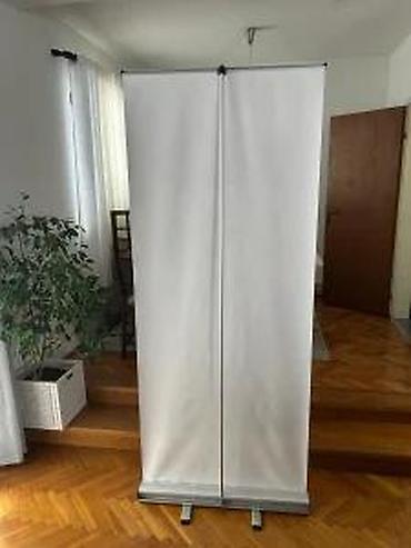 Reklamiranje, štampanje: Roll-up baner sa grafikom kafe – Fujitsu - Prenosivi roll-up stojni — 10