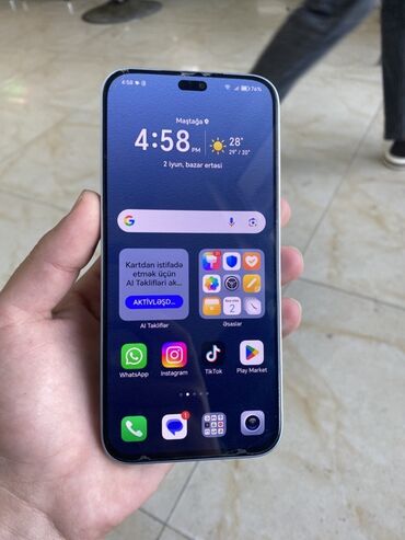 ev telefon aparati: Honor X8b, 256 GB, rəng - Bənövşəyi, İki sim kartlı
