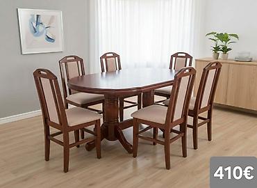 Stilske garniture: Trpezarijski setovi – više modela - Set 1 (prikaz 1 i 4) – 640€: - — 25